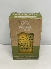 PACHA SOAP Spearmint Lemongrass Bar Soap, 4 OZ