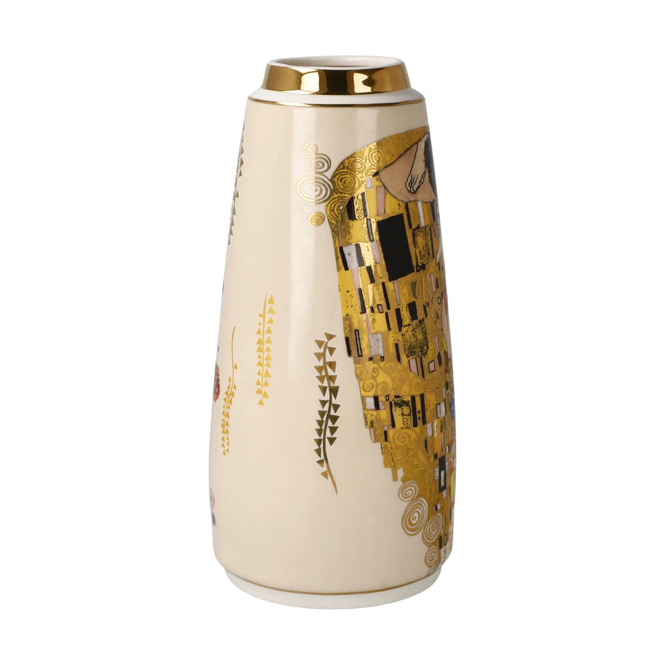 Goebel Porzellan Vase Der Kuss H: 18,5 cm Gustav Klimt - Bild 4 von 4