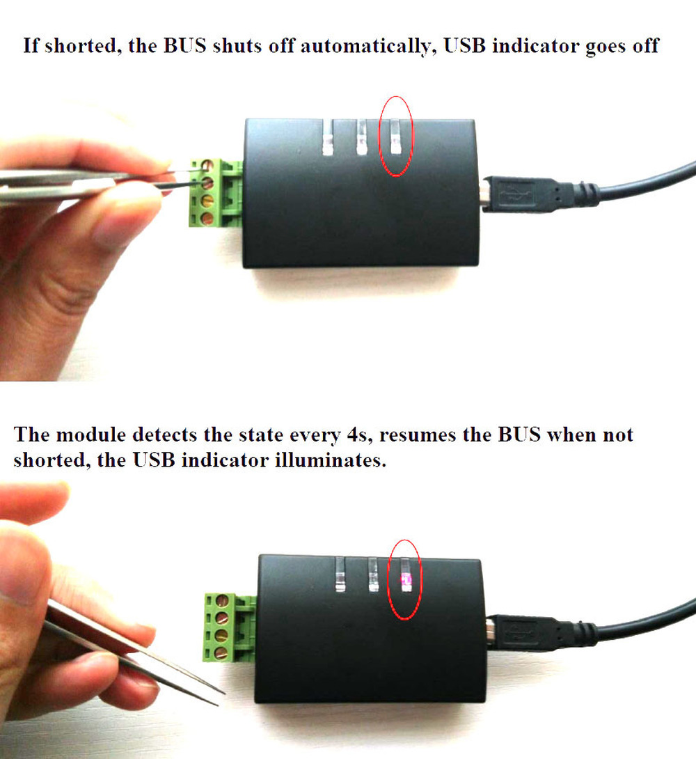 USB to MBUS Slave Master Converter Module M-BUS Data Debugging