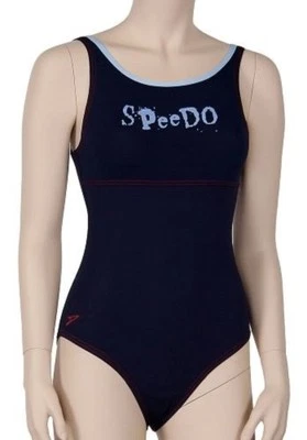 Speedo Badeanzug Endurance "Stamp 1 Piece" Neu Schwimmanzug blau, Gr. 140 - 152 - Bild 1 von 2