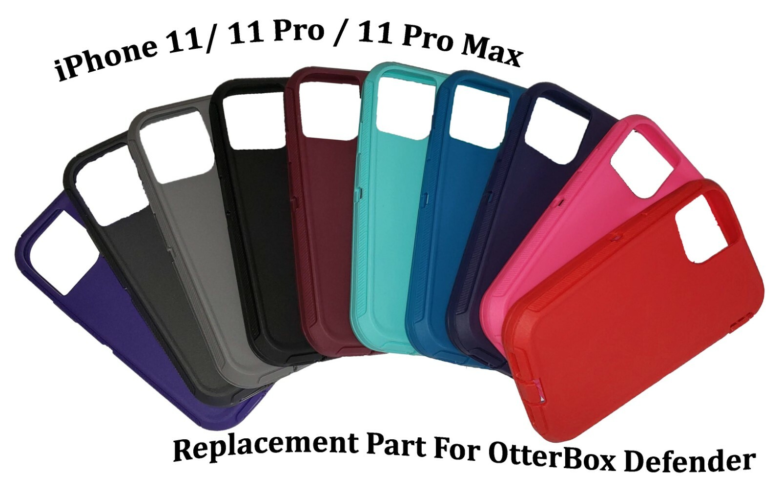 iPhone 11/Max/Pro Replacement For OtterBox Defender Case Rubber