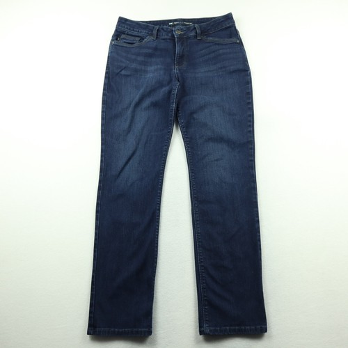 Lee Perfect Fit Women's Size w32 Dark Blue Denim Straight Leg Jeans