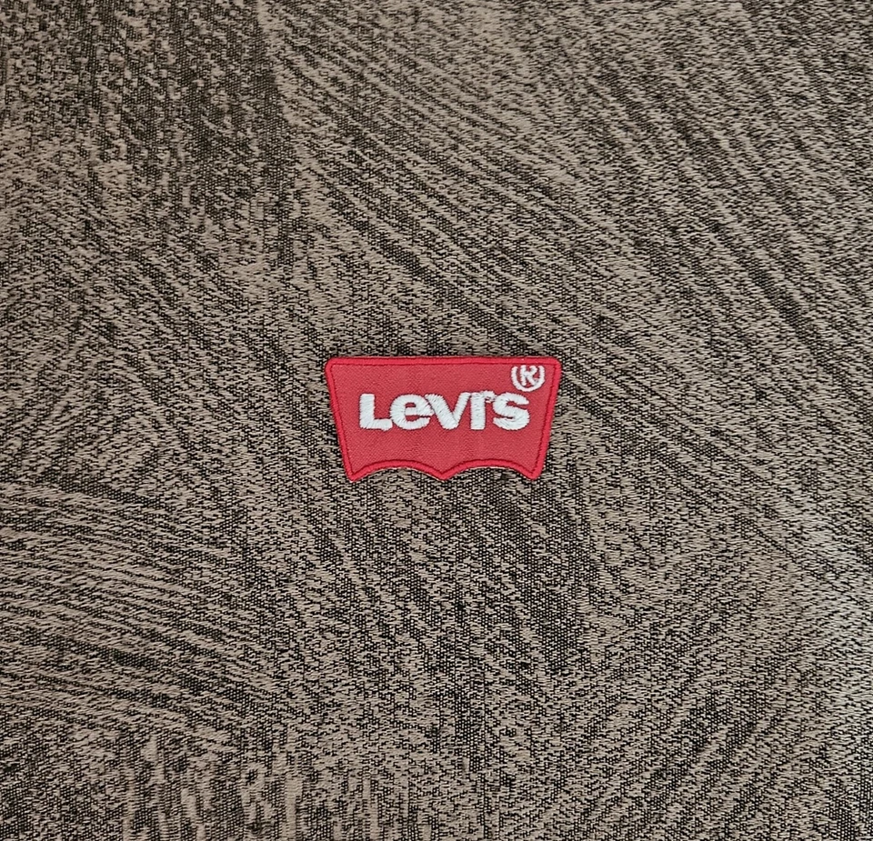 TOPPA PATCH Replica LEVIS LEVI'S 5X2.5CM RICAMATA TERMOADESIVA e DA CUCIRE