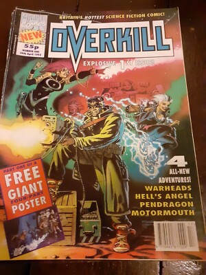 Marvel OVERKILL Comics ISSUES #1 to #20 1992/3 VGC