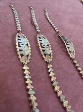 Gold Played Elephant Bracelet