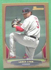 LANCE LYNN, 2013 BOWMAN GOLD #55