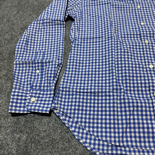 Bonobos Shirt Mens Extra Large Blue Plaid Cotton Button Up Collared Slim Fit - Picture 10 of 12