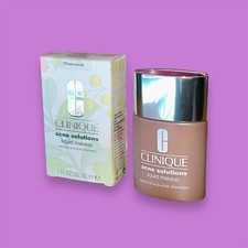 NEW Clinique Acne Solutions Liquid Makeup Foundation 12 FRESH CLOVE 1oz/30mL