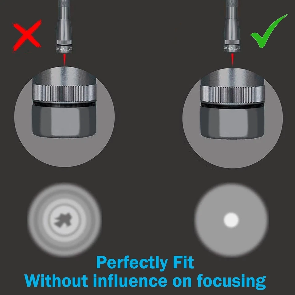 3er Pack Upgrade Glas AA Linse für Maglite Mini AA, PRO LED Taschenlampen 22,3x1,0mm - Bild 4 von 4