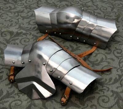 Gothic Leg Guard Armor Set Medieval Knight Crusader Spartan 18GA Steel
