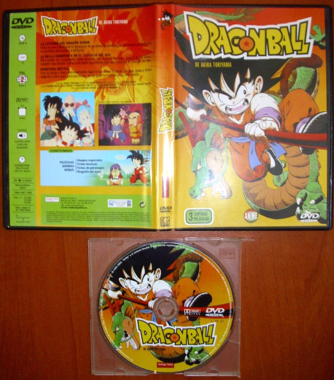 Dragon Ball [DVD] La Leyenda del Xeron, Bella durmiente en... , Aventura mística