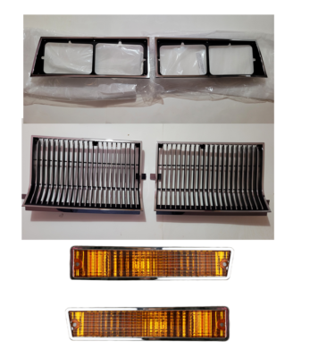 1981-86 Cutlass Salon 442, Grills, Headlight Bezels, Parking Lamps