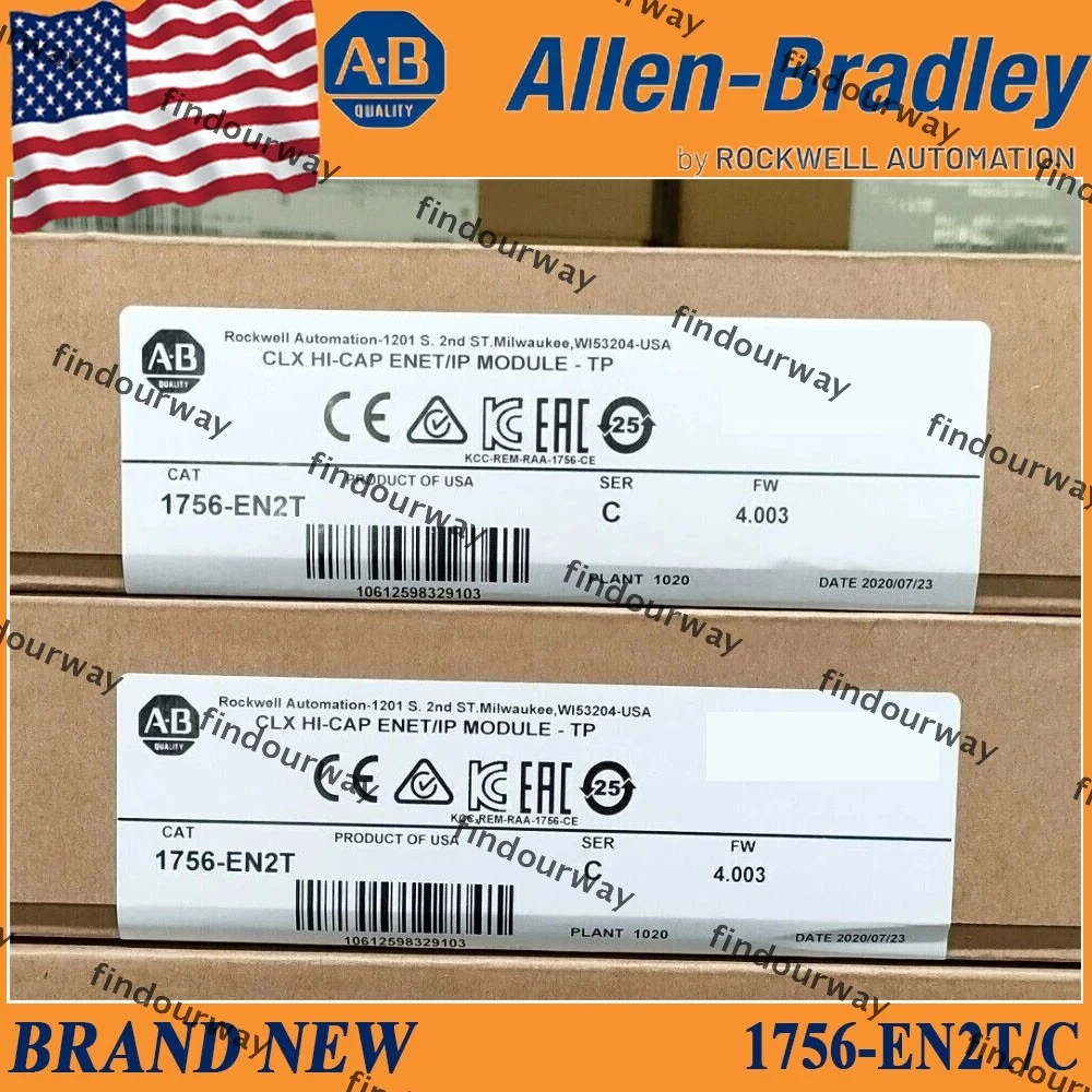 Module Réseau Allen-Bradley 1756-EN2T Neuf Scellé - Module Ethernet/IP Haute Capacité Pour Automation