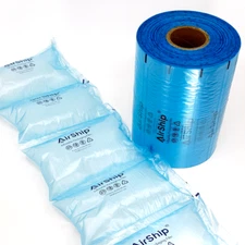 AIRSHIP® Air Pillow Bag Film Cushion Roll Packaging 8"x5" 1000ft 2400pcs (2Pack)