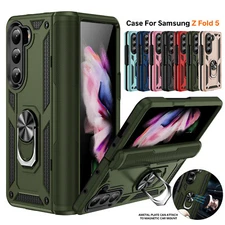 Heavy Duty Shockproof Magnetic Ring Stand Case For Samsung Galaxy Z Fold 6/5/4/3