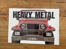 1993 ASIA MOTORS ROCSTA 4WD JEEP KOREA AUSTRALIA RARE BROCHURE
