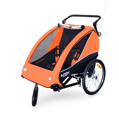 Remolque carro plegable de bici bicicleta para niños bebe silla sillita paseo y - Imagen 12 de 14