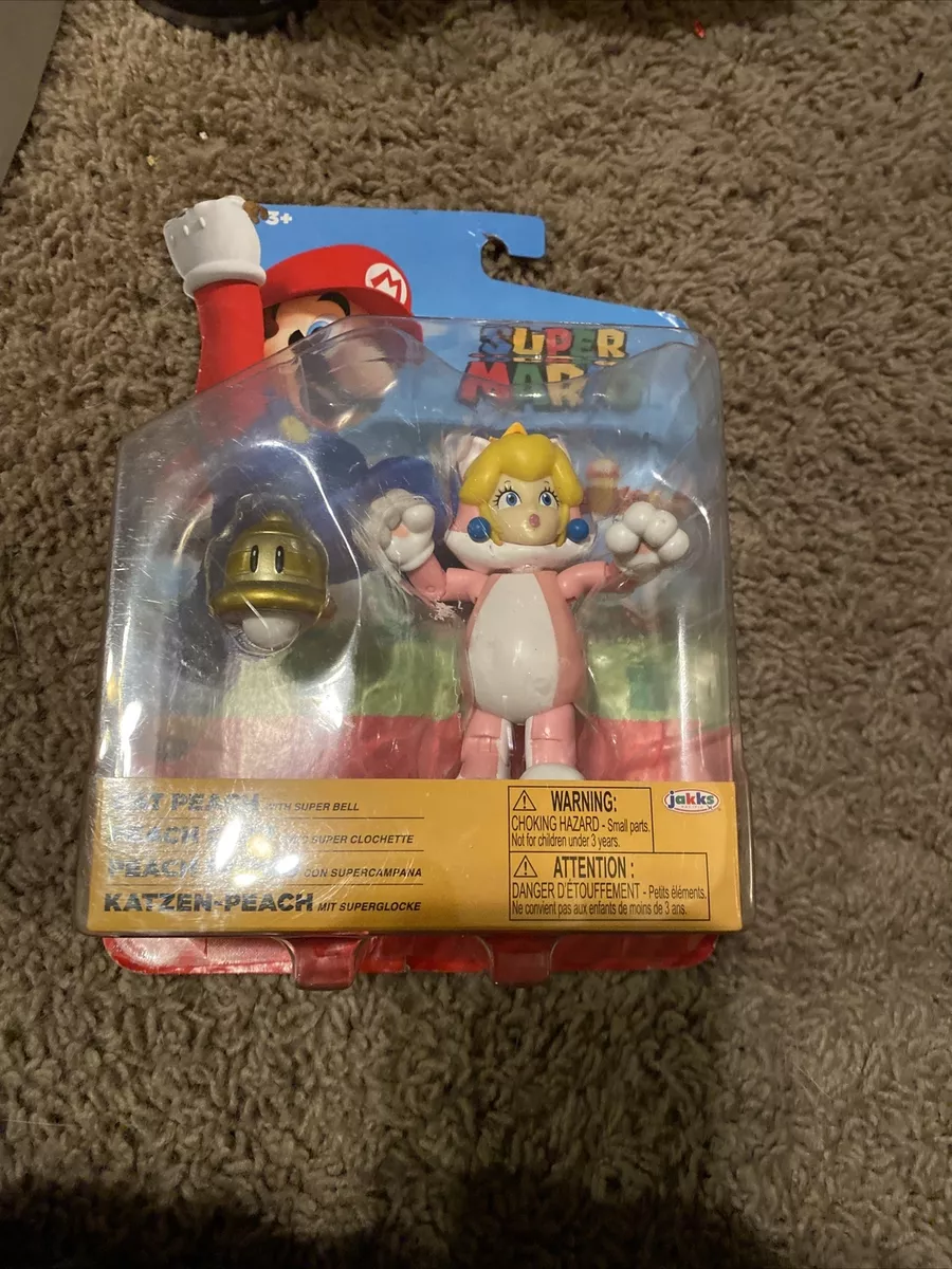 Nintendo Cat Mario with Bell 4in Figure