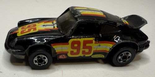 Hot Wheels Vintage Porsche P-911 Turbo Black BW Blackwall Malaysia 1982 911 - Picture 4 of 7