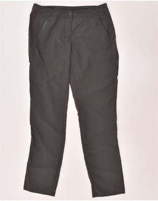 DECATHLON Womens Slim Chino Trousers W32 L31 Grey Polyamide CV07
