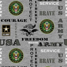 SALE US ARMY MILITARY UNITED STATES ARMY 100% COTTON FABRIC SEWING MATERIAL