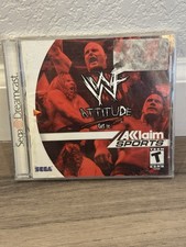 WWF Attitude (Sega Dreamcast, 1999) CIB Complete Authentic Tested & Works!