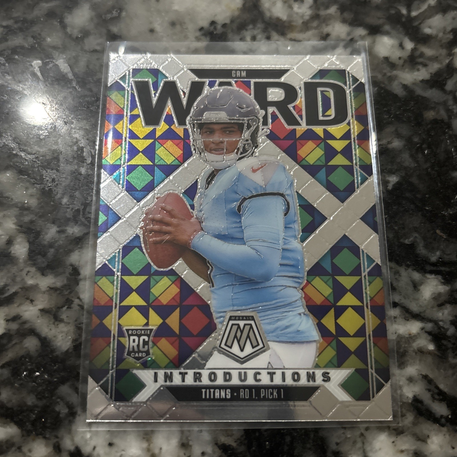 2025 Panini Mosaic Football Introductions #6 Cam Ward