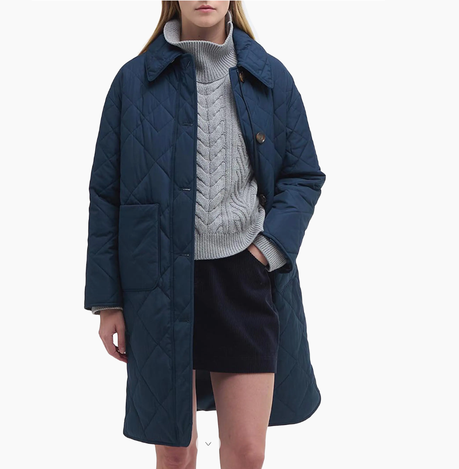 Only & Sons Onscarl Long Quilted Coat Otw heren