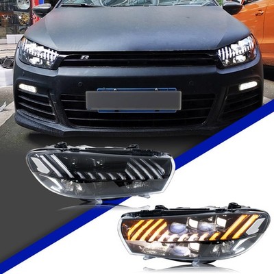 LED Headlights for Scirocco 3 TSI TDI R 2009-2014 DRL Front Lamps Assembly