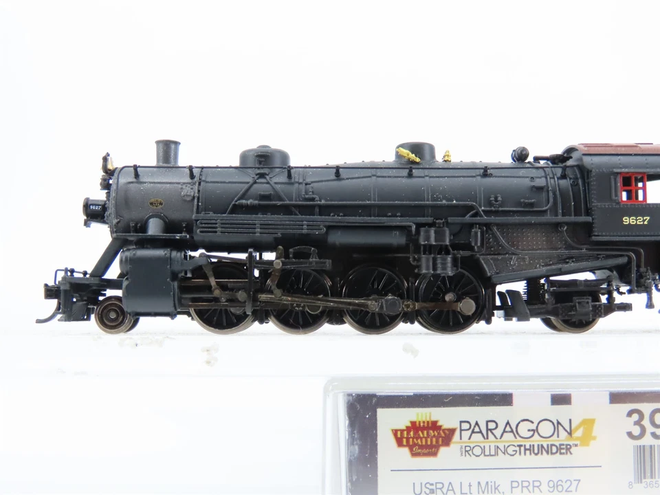 N Scale Broadway Limited BLI 3990 PRR Railway 2-8-2 Steam Loco #9627 w/Paragon4 - Image 2 of 4