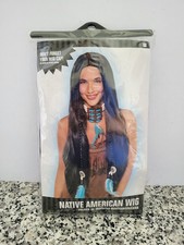 Native American Wig Costume / COSPLAY AMSCAN Halloween NEW in Bag