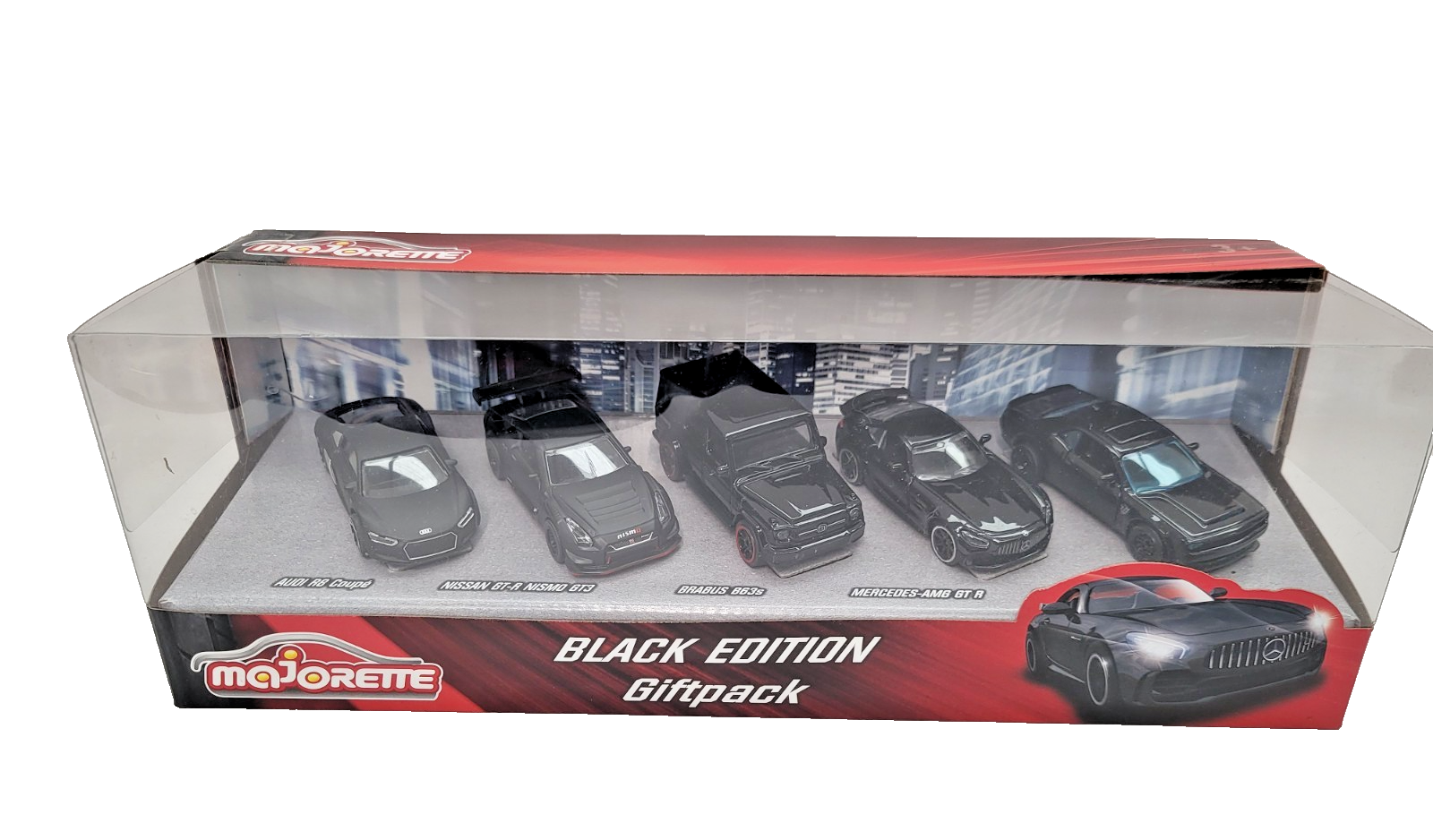Majorette Black Edition 5 Car Giftpack Excellent Condition