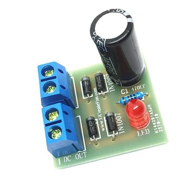 IN4007 Vollwellenbrückengleichrichter Suite 1A AC / DC-Stromrichter DIY-Kits