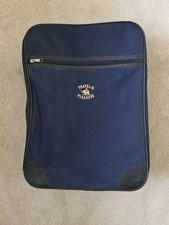 Travel & Pleasure Small Dark Blue Carry On Suitcase With Wheels