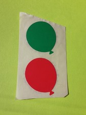 vintage 80s Mrs Grossman's balloons sticker module damaged 