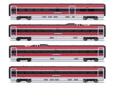 Arnold HN3514 - Set carrozze passeggeri carrozze intermedie Frecciarossa ETR 1000 FS Trenita