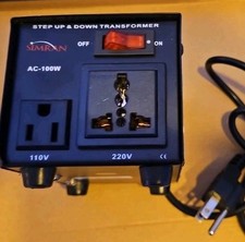AC-100 Voltage Power Converter Step up Down Transformer 110 Volt 220 Volt, 10...