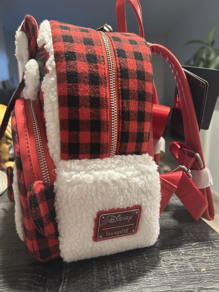 Mini mochila pijama a cuadros Loungefly Disney Winnie The Pooh Eeyore nuevo con etiquetas Foto 4 de 4