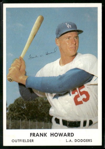 Frank Howard #25 1962 Bell Brand Dodgers card