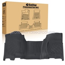 For 2007-2014 Chevy Silverado Gmc Sierra Crewextended Cab Tpe Floor Mats Liners