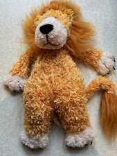 Retired Jellycat Lion Plush Soft Toy Small 15-35cm Orange Beige