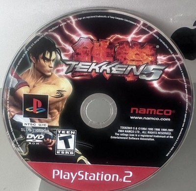 Tekken 5 GREATEST HITS (Sony PlayStation 2, 2005) Disc Only; FREE SHIP US