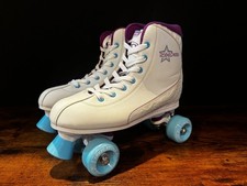 Roller Derby Roller Star 600 White Purple Blu...