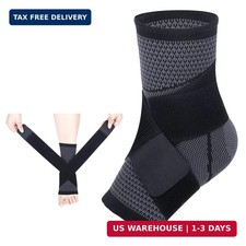 Ankle Braces, Adjustable Compression Ankle Support Men  Women for Injury Recove