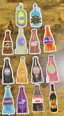 Hand Drawn Fallout Drink Stickers nuka cola Stickers Sunset Sarsaparilla Shine