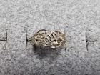 GRANDMA GRABE'S BEAUTIFUL VINTAGE 925 STERLING SILVER BABY .79G RING SIZE 1