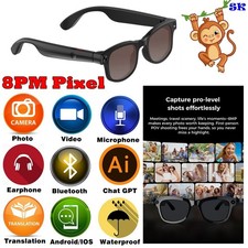 AI Glasses Smart glasses for drivers,anti-blue light Bluetooth sunglasses Popula
