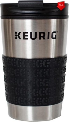Stainless Steel Insulated Travel Coffee Mug, 12 oz. Capacity