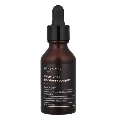 Mary & May Idebenone + Blackberry Complex wygładzające serum do twarzy 30ml