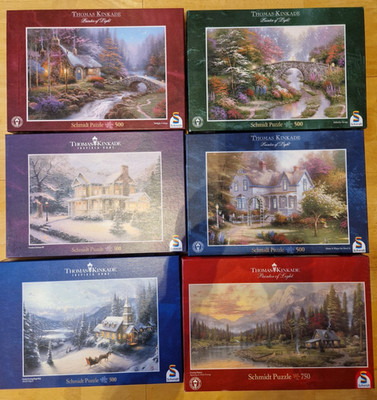 Thomas Kinkade Painter of Light Puzzle 5 x 500 und 1 x 750 Teile